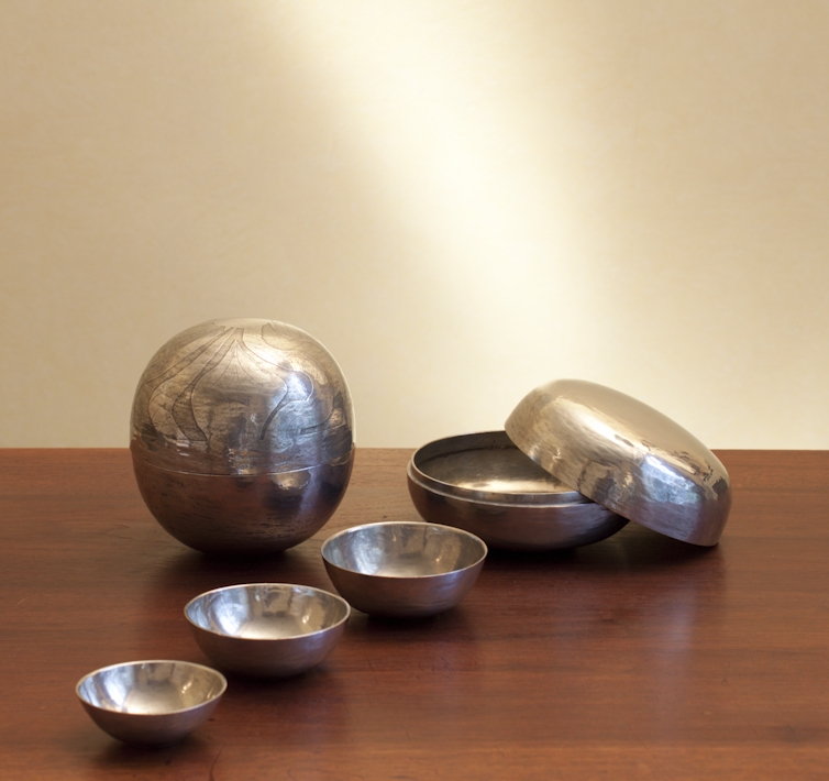 Product shot of tin works from Jean-Marie Soler