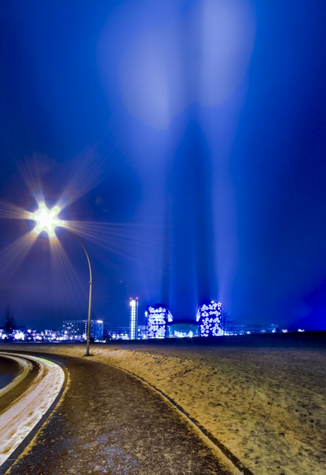 Berlin Hauptbanhof (main train station) at Christmas