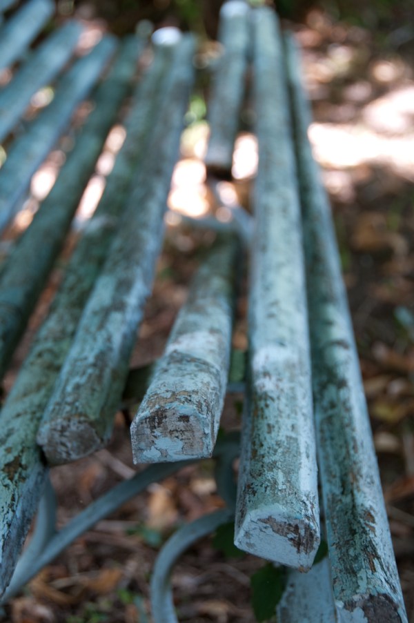 Broken Bench in Sainte Feyre