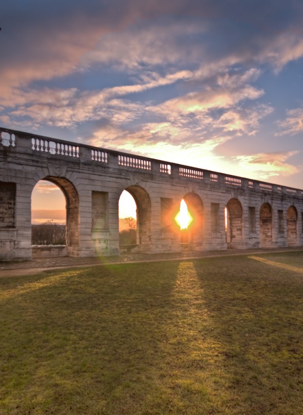 Sunset a Chateaux de Vincennes