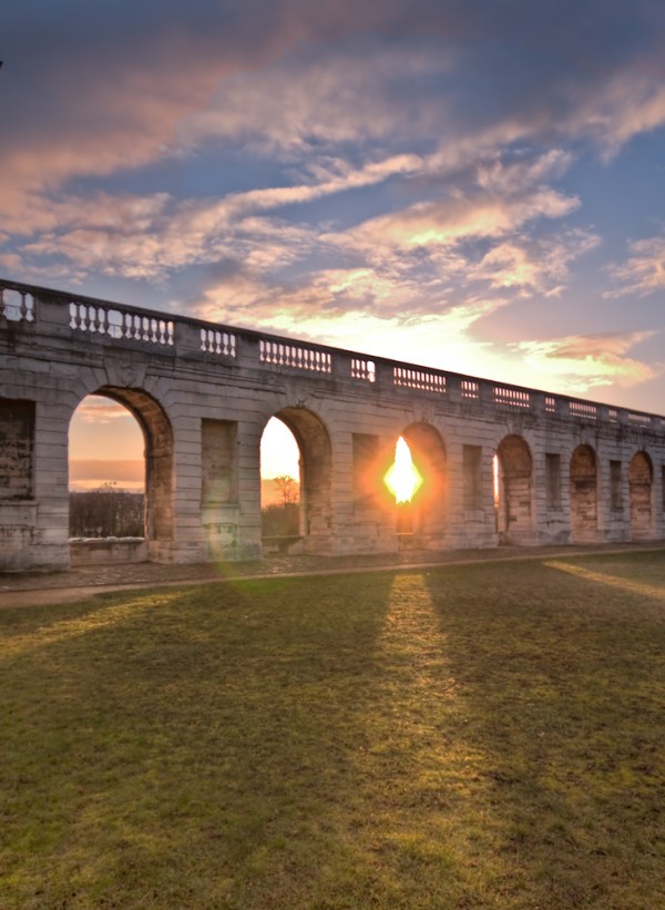 Sunset a Chateaux de Vincennes