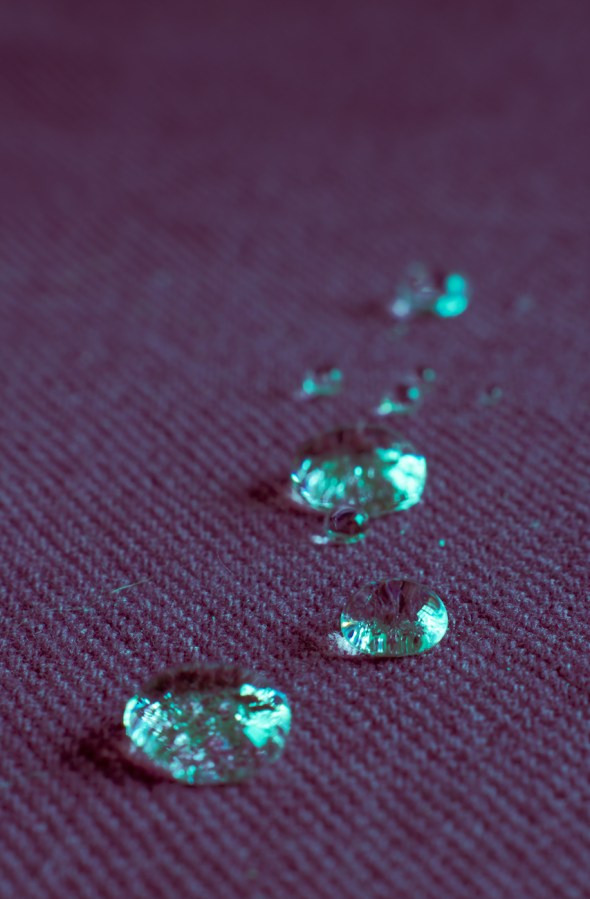 Drops on Cloth