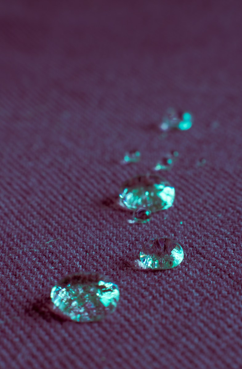 Drops on Cloth