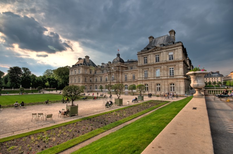 Le Senat in Parc Luxembourg in Paris