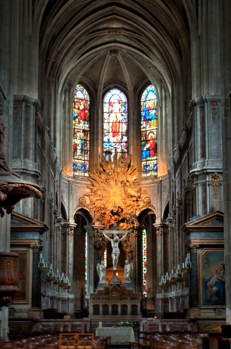 Church in the Marais Paris - HDR