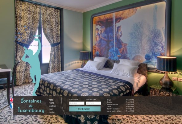 Hotel Fontaines Luxembourg Paris