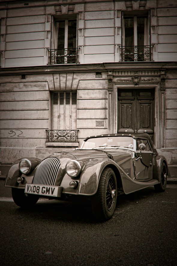 Old car in Montrouge, Suburb of Paris