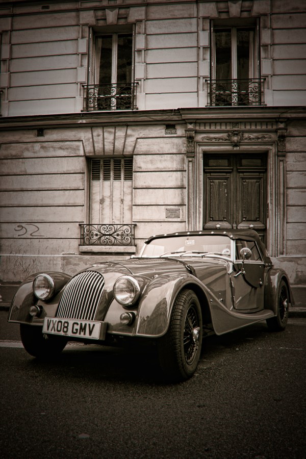 Old car in Montrouge, Suburb of Paris
